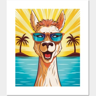 Summer Lama Posters and Art